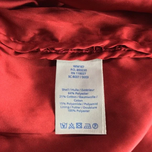 BODEN Dress Cotton Embroidered and Lace Fabric 3/4 Sleeved Red Size 4 - Picture 8 of 12